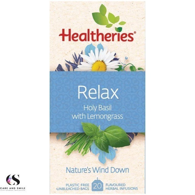 Relax tea Healtheries Basil Lemon Grass Care And Smile