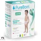 PureBorn Baby Dry Pull Up Diapers/Nappy Pants Suitable for Babies |Size -6-18Pcs