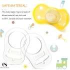 Care and Smile Baby Pacifier 2 Pieces Care and Smile Silicone Clips Holders