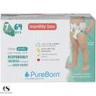 PureBorn Baby Dry Pull Up Diapers/Nappy Pants Suitable for Babies |Size -7 |Master Pack|64 Pieces|Superior