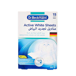 Dr.Beckmann Active White Sheets with Brilliant Formula