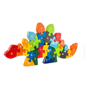 Alphabet Dino Puzzle wooden